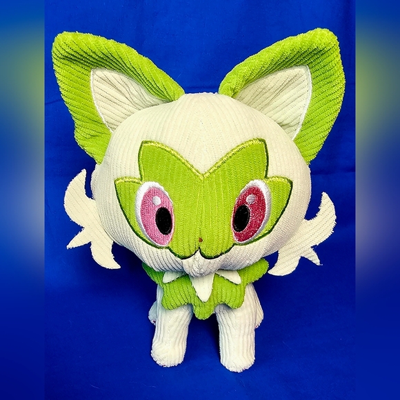 Pokémon Select Other - Pokémon Select *CORDUROY* Sprigatito RARE Plush 8" Toy Nintendo Game Freak NWOT